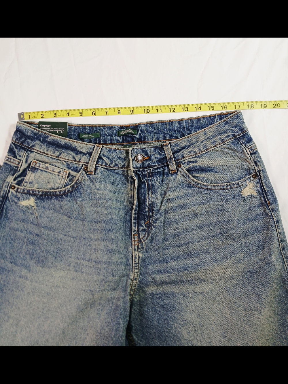 Wild Fable Blue Denim Shorts - Medium Washed Jean Short - Picture 2 of 8